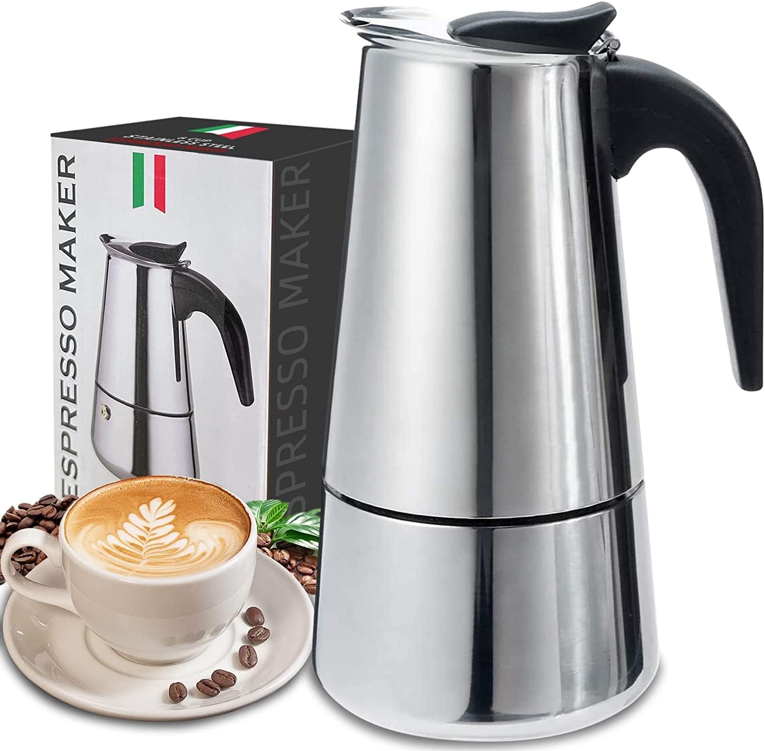 Coffee Equipment Machine - 4/6/9 ly Moka nồi Caffe máy