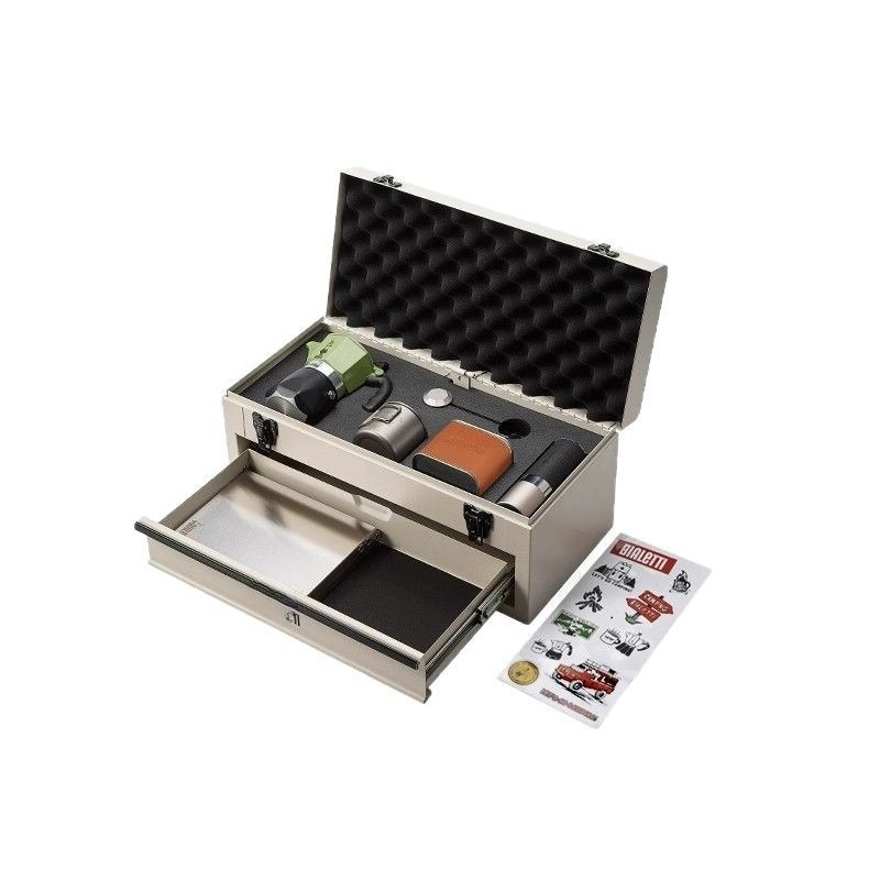 Camping coffee box, mocha pot, - đánh giá và giá Coffee Equipment Gift Set