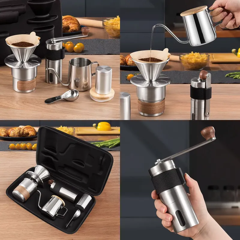 Hand Brewed Coffee Set Outdoor - đánh giá và giá Coffee Equipment Gift Set