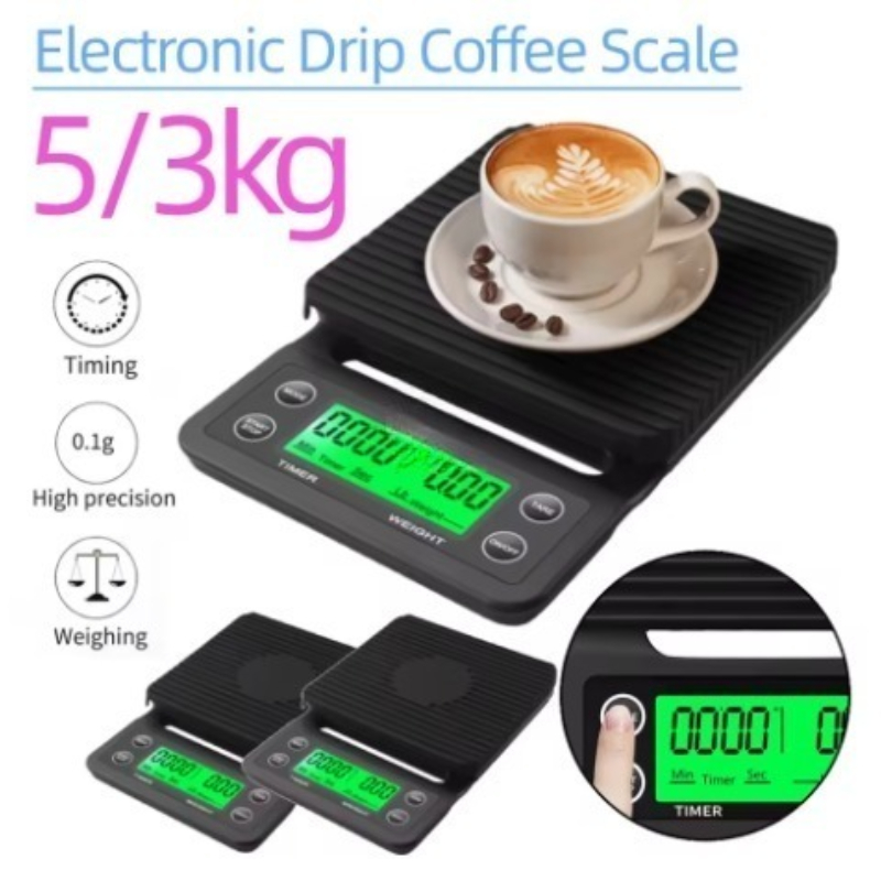 5/3kg LCD Electronic Drip Coff - đánh giá và giá Scale Drip Timer
