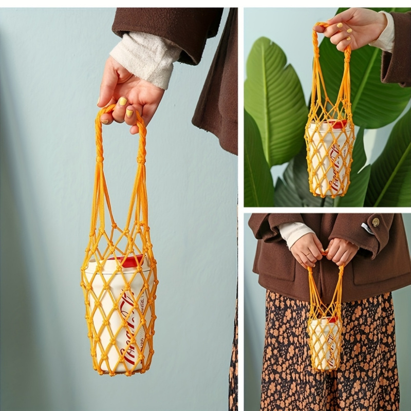 1Pc Portable Crochet Cup Holde - đánh giá và giá Coffee Equipment Organizer