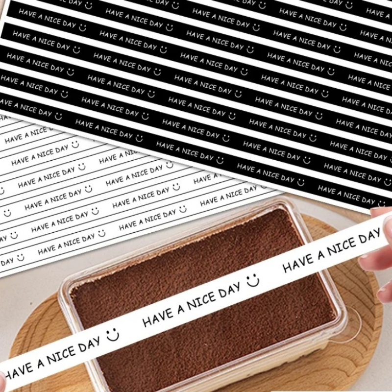 100Pcs HAVE A NICE DAY Smile F - đánh giá và giá Coffee Equipment Organizer