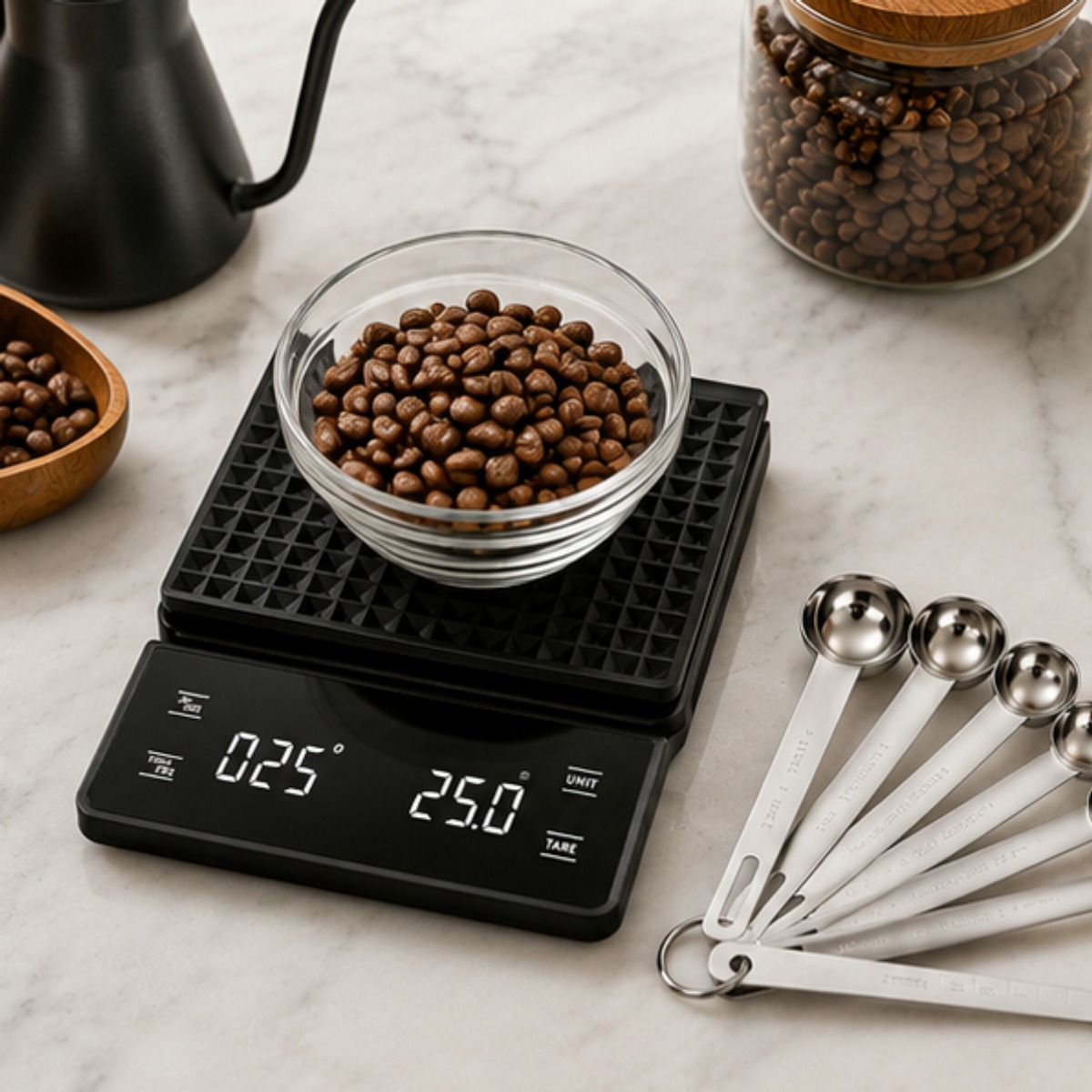 Digital Coffee Scale 3kg 0.1g  - đánh giá và giá Scale Drip Timer