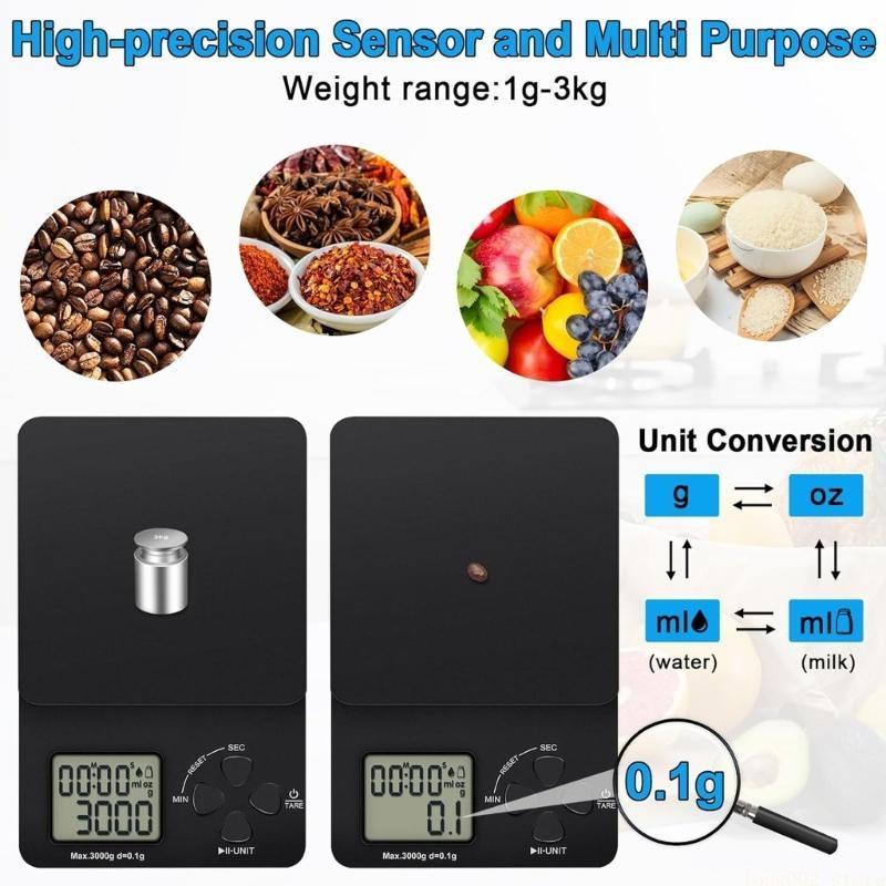Cân cà phê D0AB với cân thực p - đánh giá và giá Scale Drip Timer