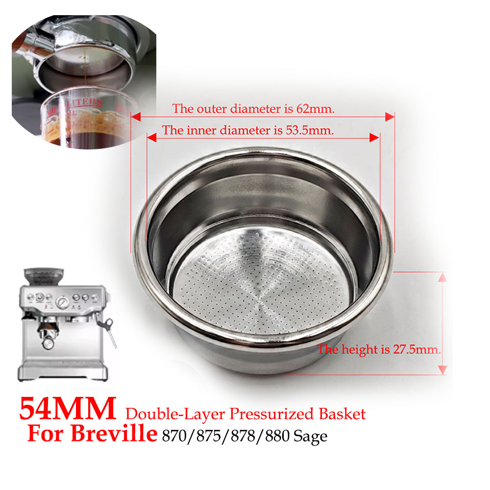 54mm Dual-Layer Pressurized Fi - đánh giá và giá Coffee Extraction Equipment