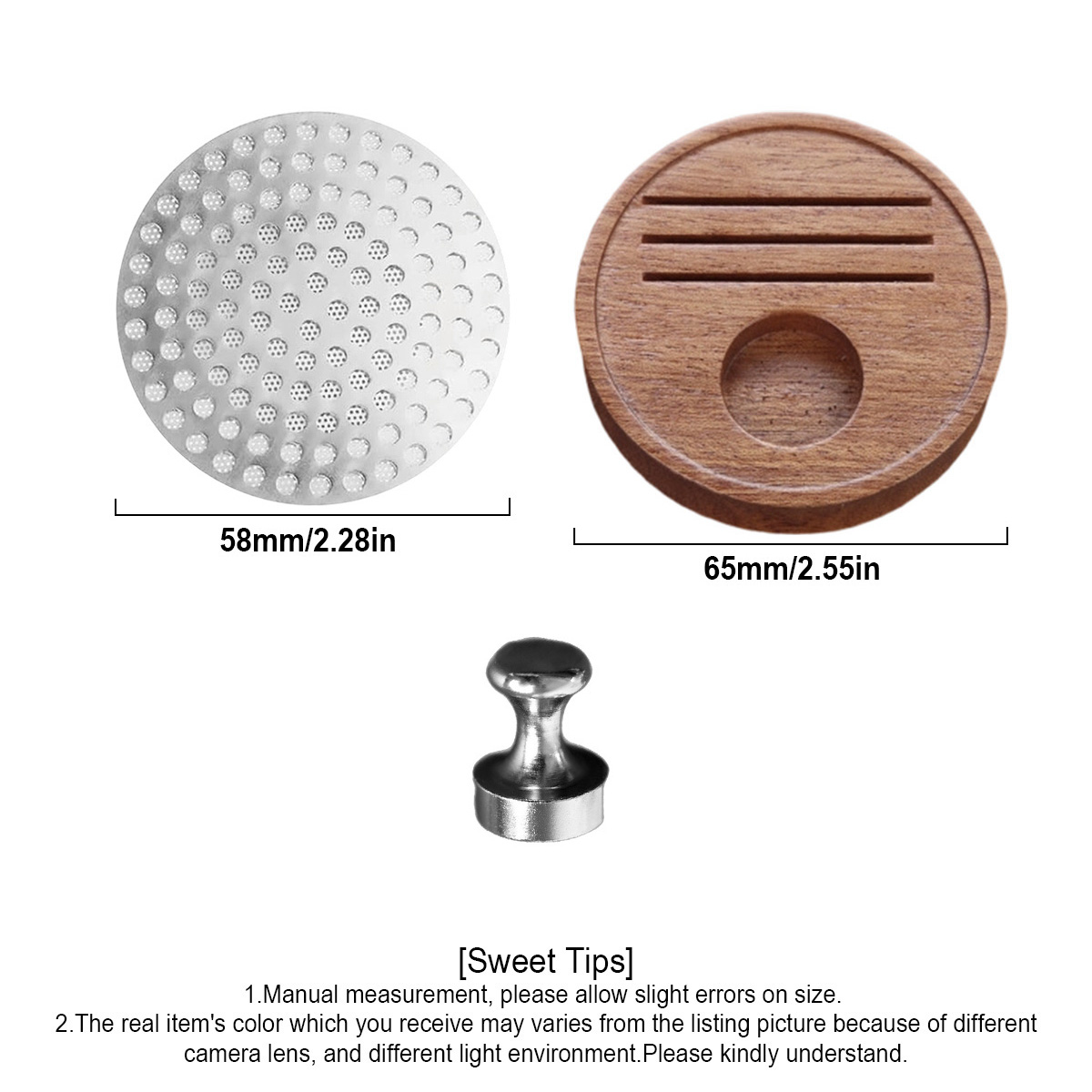 58mm 1/2/3 Pcs Espresso Puck S - đánh giá và giá Coffee Equipment Organizer