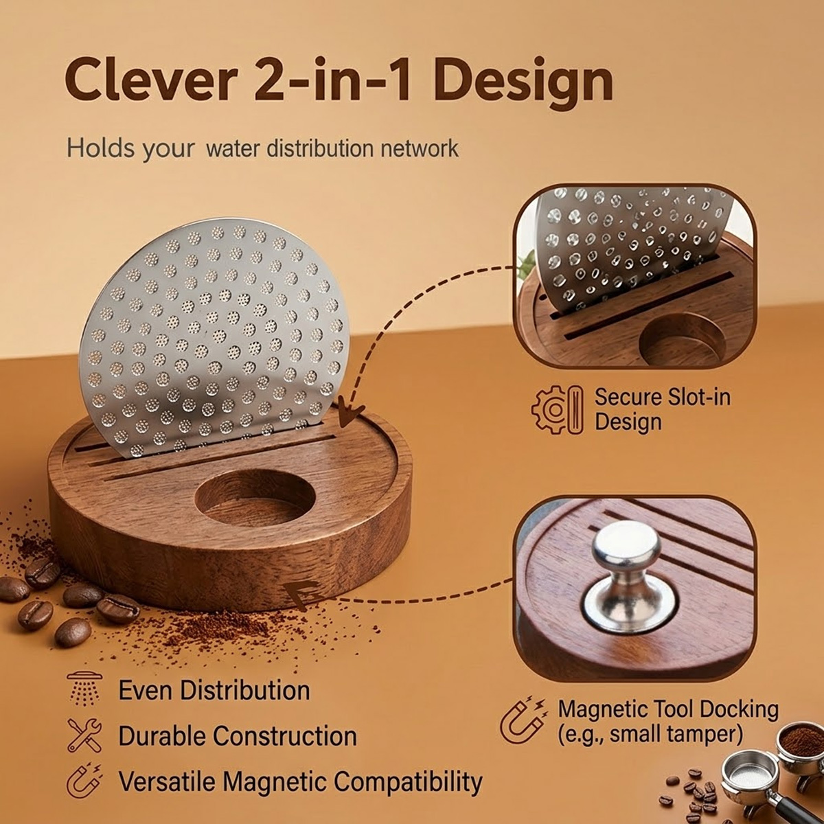 58mm 1/2/3 Pcs Espresso Puck S - đánh giá và giá Coffee Equipment Organizer